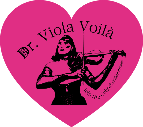 Dr. Viola Voilà Join the Cohort #littlebratsches Sticker